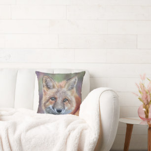Fox Hidden Word Cushion