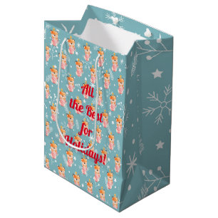 Fox Holidays Customise Medium Gift Bag
