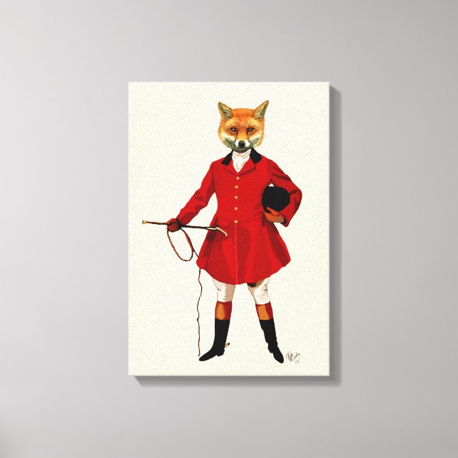 Fox Hunter Canvas Print (Front)