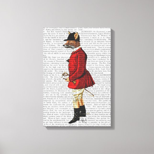 Fox Hunter Canvas Print (Front)