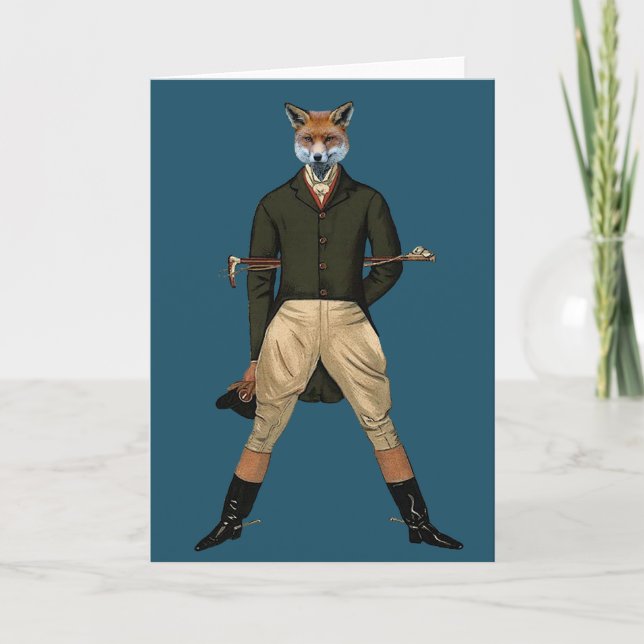 Fox Hunting Card (Front)