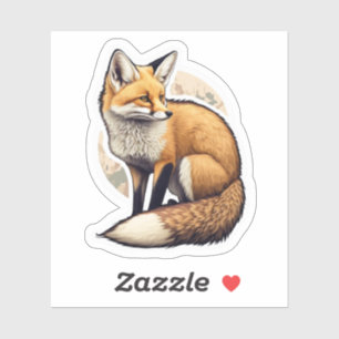 Fox Hunting Sticker