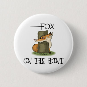 Fox Image 6 Cm Round Badge