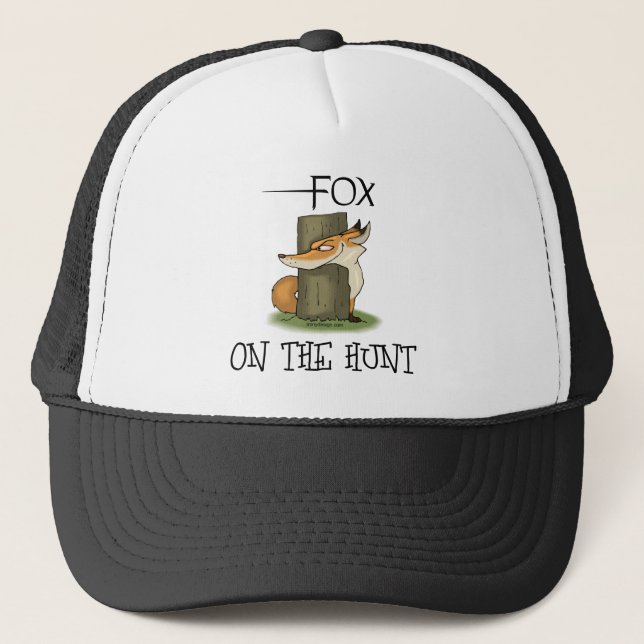 Fox Image Trucker Hat (Front)