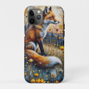 Fox in a Floral Meadow Case-Mate iPhone Case