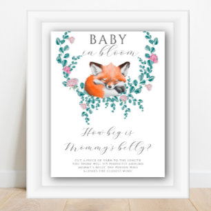 Fox in bloom - how big is mummy's belly game  poster