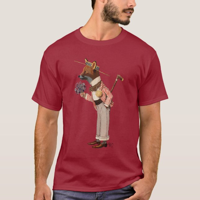 Fox in Boater T-Shirt (Front)