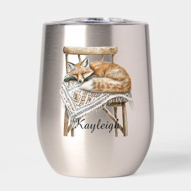 Fox in Chair Christmas (Front)