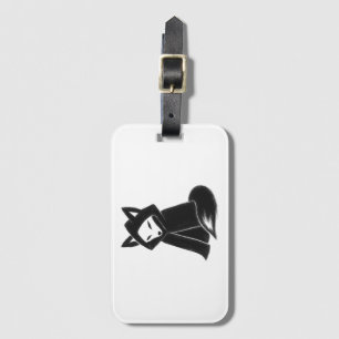 Fox in Cloak – Mysterious Animal on Luggage Tag