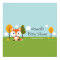 FOX IN DIAPERS BABY SHOWER BANNER