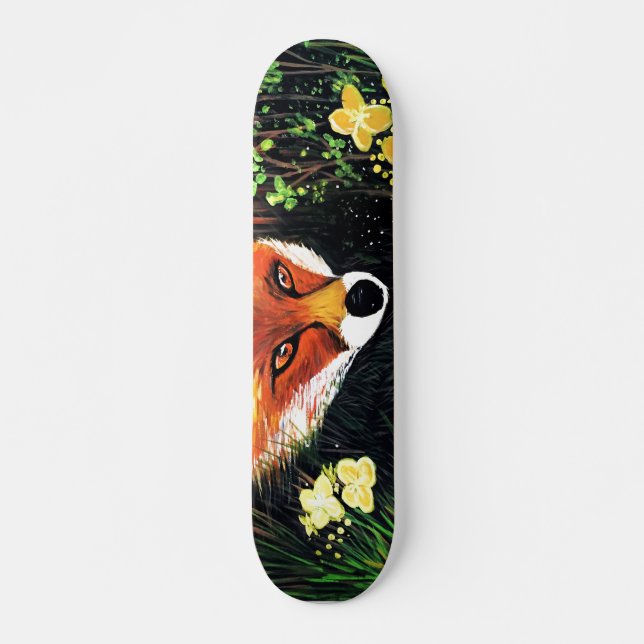 Fox In Nature Skateboard (Front)