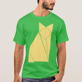 Fox in origami technique T-Shirt