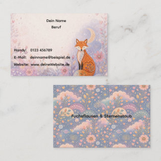 Fox in Star Garden Business Card