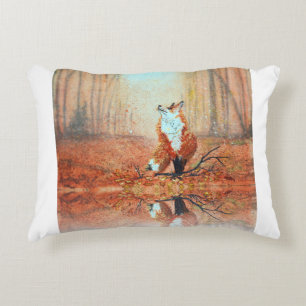 Fox in the Fog  Decorative Cushion