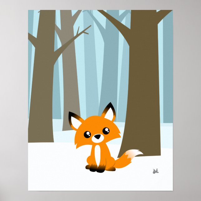Fox in the Forest Poster (Front)