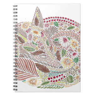 Fox in the Leaves Notebook