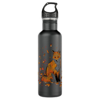 Fox in the Snow  710 Ml Water Bottle