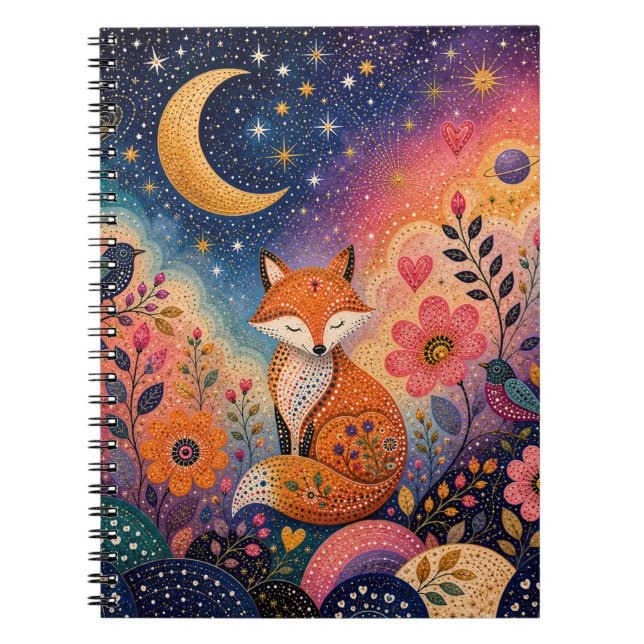 Fox in the Star Garden Notebook (Front)