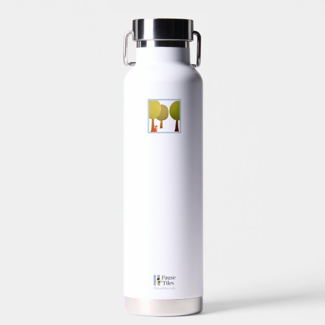 Fox in the Woods 22oz Water Bottle (Front)