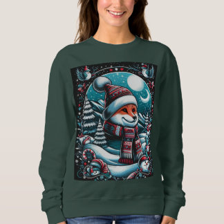 Fox in Winter Sweatshirt
