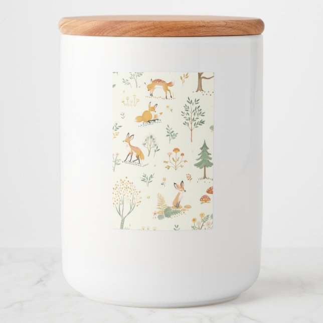 "Fox Jar of Whimsy" Food Label (Front)