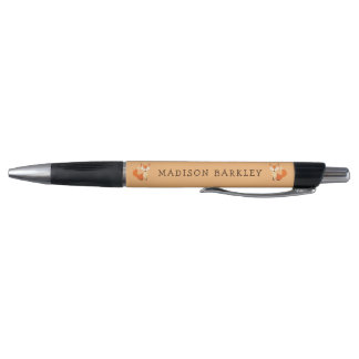 Fox Kid's Cute Woodland Animals Pens with Name
