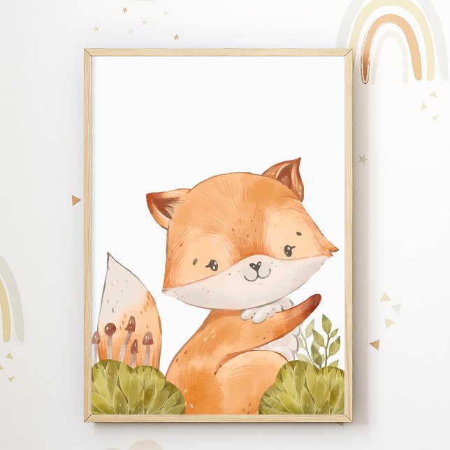 Fox Kids Room Print Cute Animal Poster (Creator Uploaded)