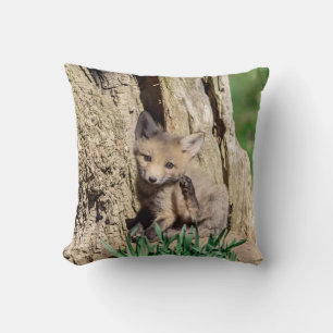 Fox Kit in the Hudson Valley Cushion