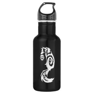 Fox Kitsune Tribal with Spirit Lantern 532 Ml Water Bottle