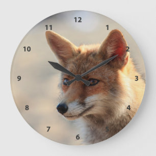 Fox Large Clock