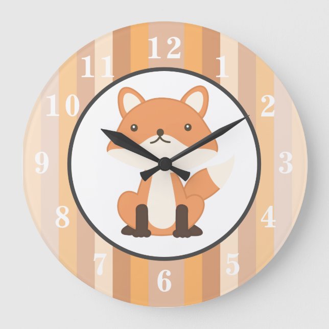 Fox Large Clock (Front)