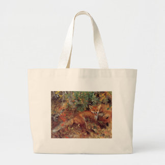 fox large tote bag