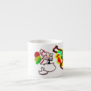 Fox latte fun autumn style espresso cup