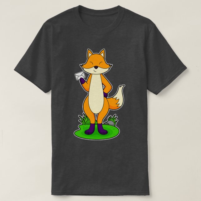 Fox Letter  T-Shirt (Design Front)