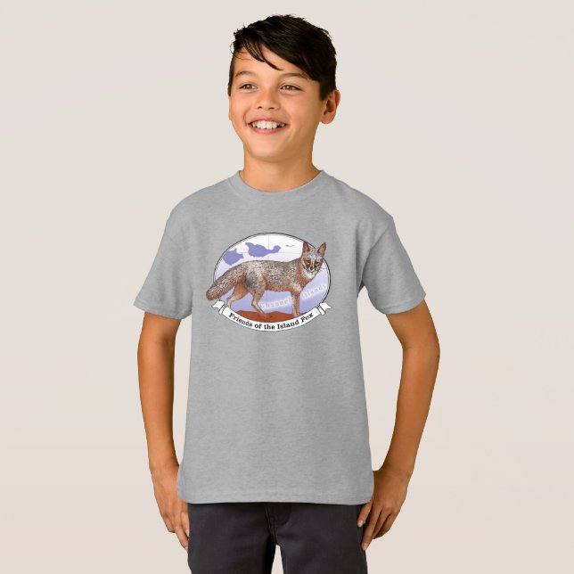 Fox Logo Colour Kids T-Shirt (Front Full)