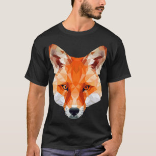 Fox Lover In Origami Look T-Shirt