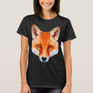 Fox Lover In Origami Look T-Shirt