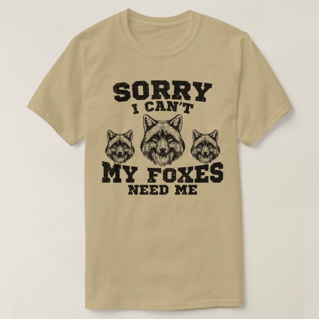 fox lovers 2 T-Shirt (Design Front)