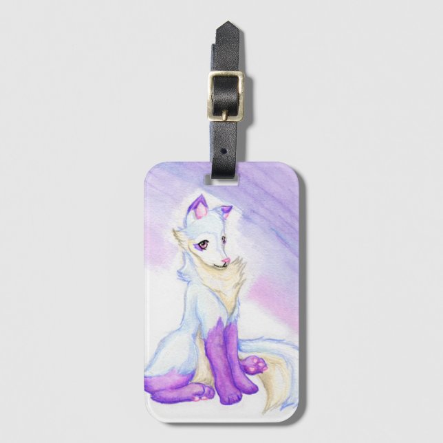 Fox Luggage Tag (Front Vertical)