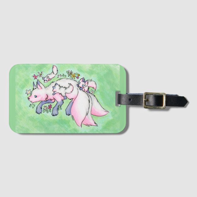 Fox    luggage tag (Front Horizontal)