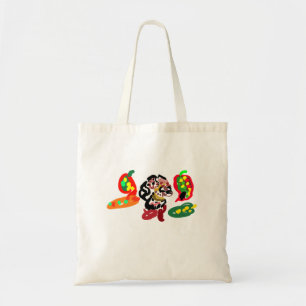 Fox mark autumn tote bag