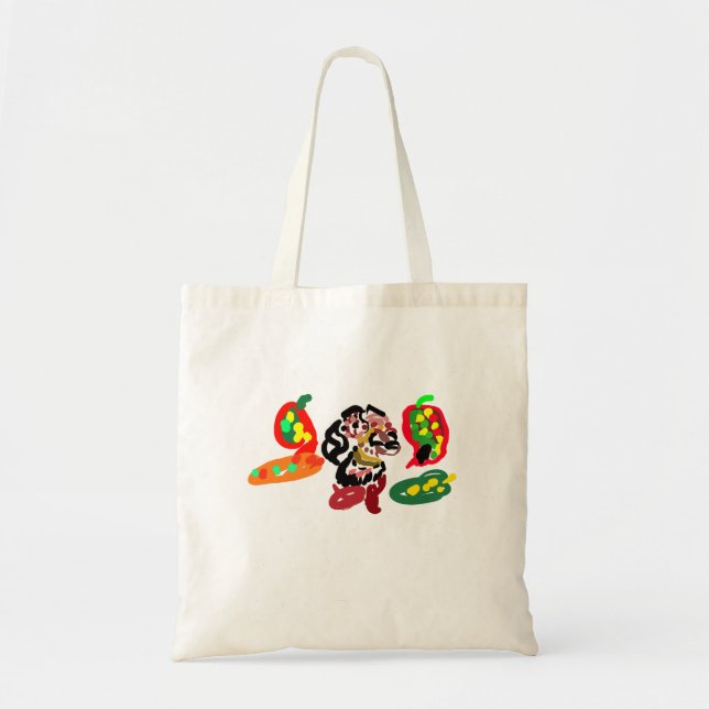 Fox mark autumn  tote bag (Front)