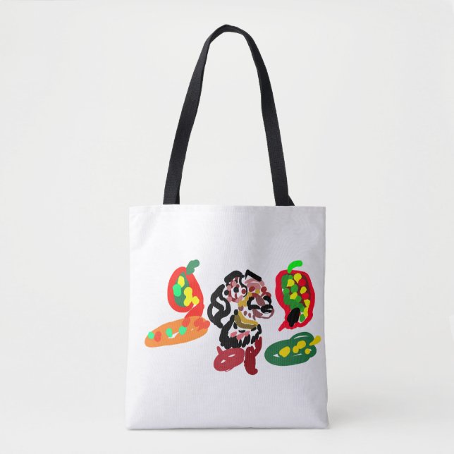 Fox mark autumn  tote bag (Front)
