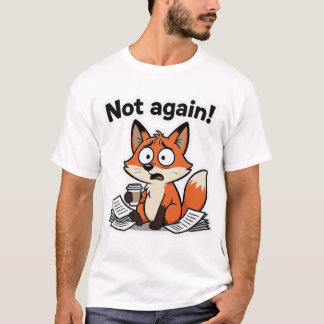 Fox Meme Cartoon Funny T-Shirt