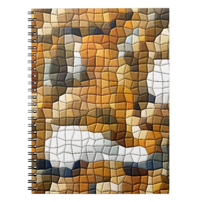 FOX MOSAIC SPIRAL NOTEBOOK (Front)