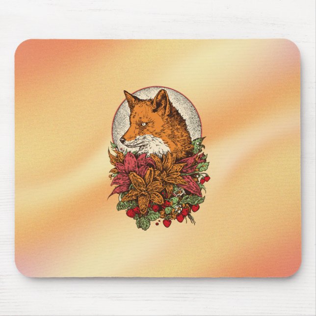 Fox Mouse Pad (Front)