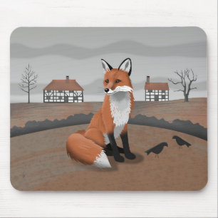 Fox Mouse Pad