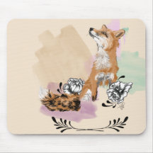 Fox Mouse Pad