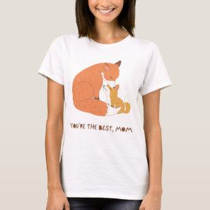 "Fox Mum & Cub – Wild Tenderness Art" T-Shirt