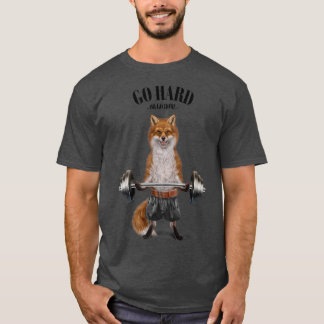Fox Muscle Training Weightlifting Fitness in GymT- T-Shirt